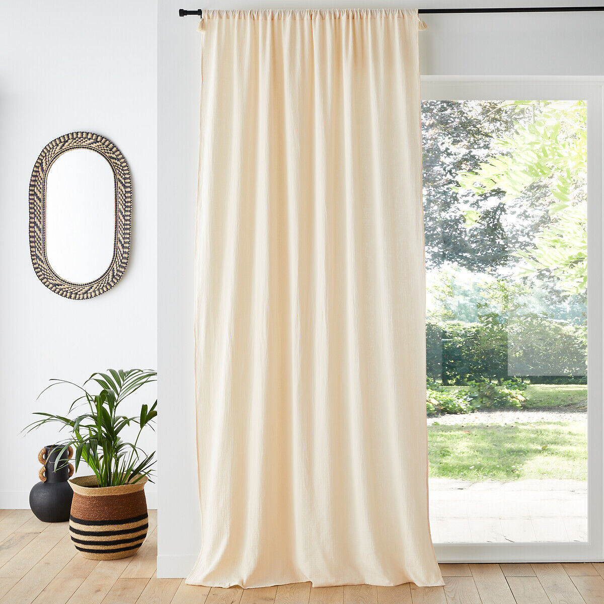 LA REDOUTE INTERIEURS Rideau panneau gaze de coton, Kumla