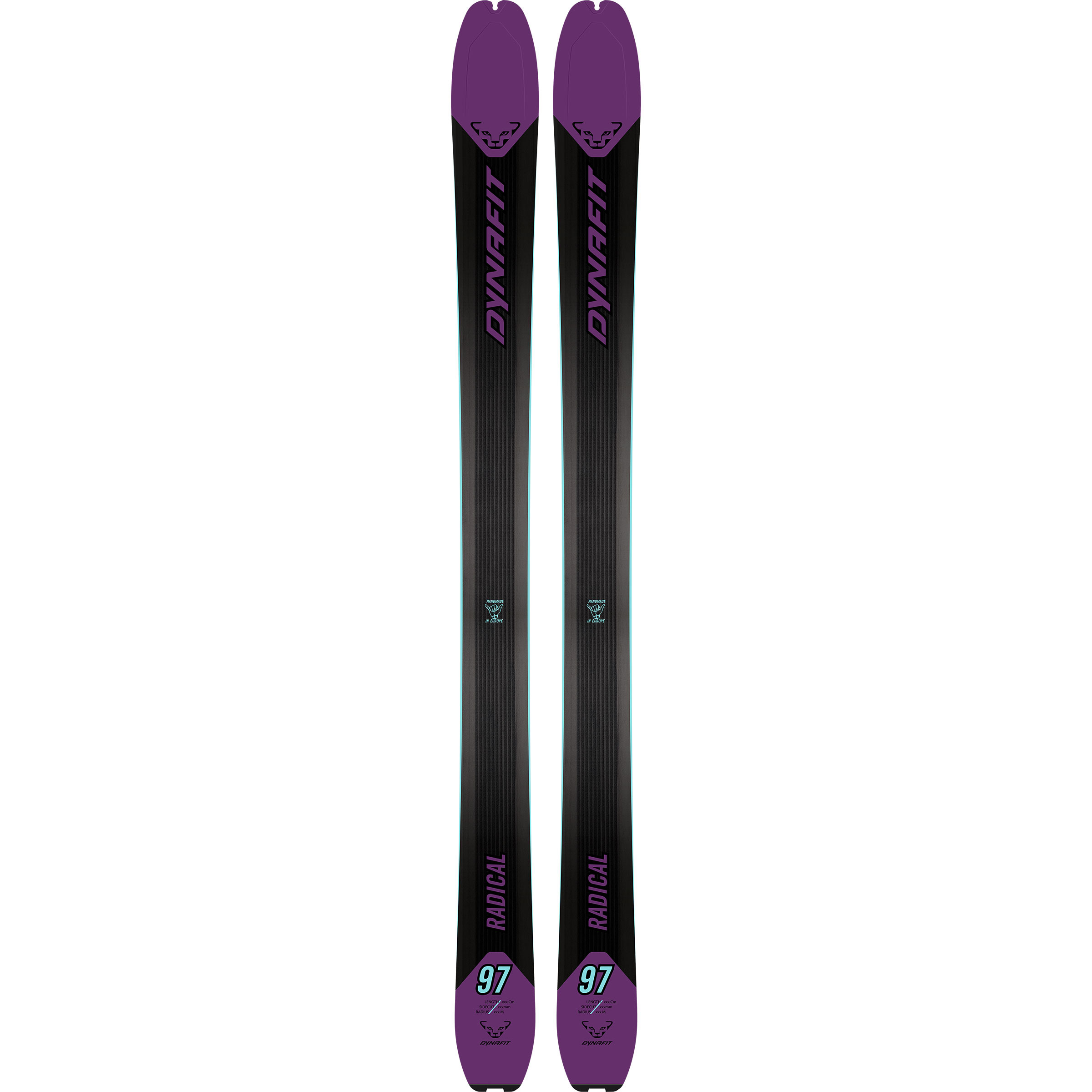 Dynafit Radical 97 Tourenski 25/26 Damen Tourenski lila Größe 170cm Skitour