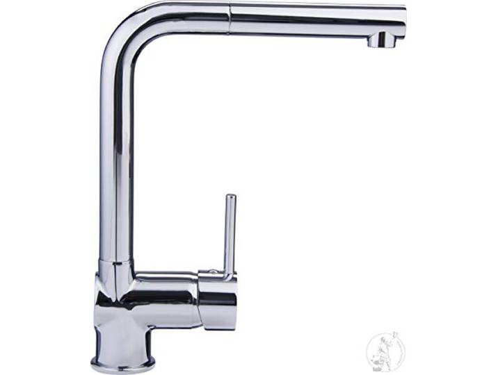 VAF Armatur 8890 chrom Einhebelmischer Wasserhahn Hochdruck ausziehbare Brause made in Germany