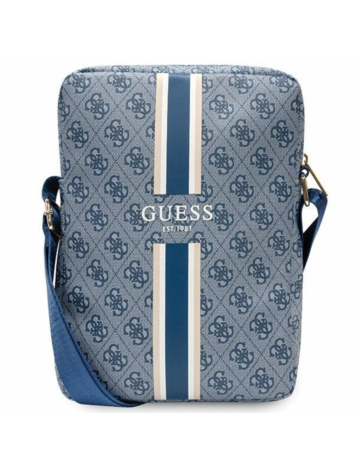 GUESS Bag GUTB10P4RPSB 10" blue/blue 4G Stripes Tablet Bag