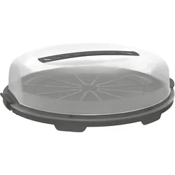 rotho Tortenglocke Fresh Flach - schwarz