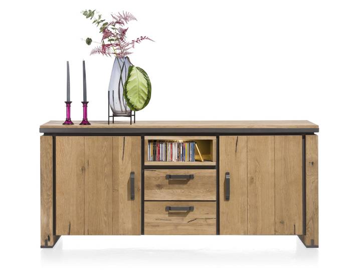 Henders & Hazel Farmland Sideboard Eiche Furnier/Metallgestell
