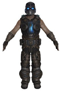NECA Gears of War 3: S. III COG-soldaat