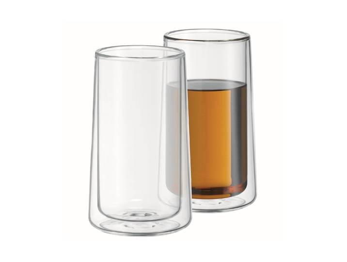 Glas WMF Ice Tea Time 44379 dl , grün, H:13cm, Glas, Trinkgefässe, Glas
