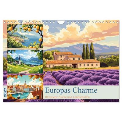 Europas Charme (Wandkalender 2027 DIN A4 quer), CALVENDO Monatskalender