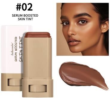 Trendy Discount Goods Waterproof Skin Tint Stick Nourishing Solid Tinted Serum Balm Foundation Face Contour Stick Makeup 2