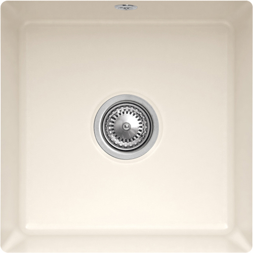 Villeroy und Boch Unterbauspüle 332502KR mit Ablaufgarnitur und Excenterbetätigung, Crema