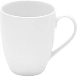 6x Gretsch, Tasse, Kaffeebecher Porzellan 300ml Höhe 10cm weiss (300 ml, 1x)