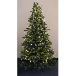 HELLUM LED-Lichterkette Tauperlen 12 Stränge LED ww 577815