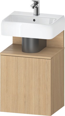 Duravit Qatego Waschtischunterbau wandhängend Natur Eiche Matt 440x350x645 mm - QA4076L30300000 QA4076L30300000