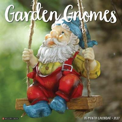 Garden Gnomes 2027 12 X 12 Wall Calendar