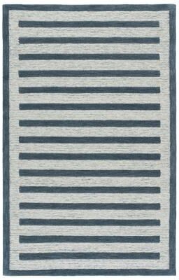 SAFAVIEH Handmade Ebony Viviane Striped Wool Area Rug