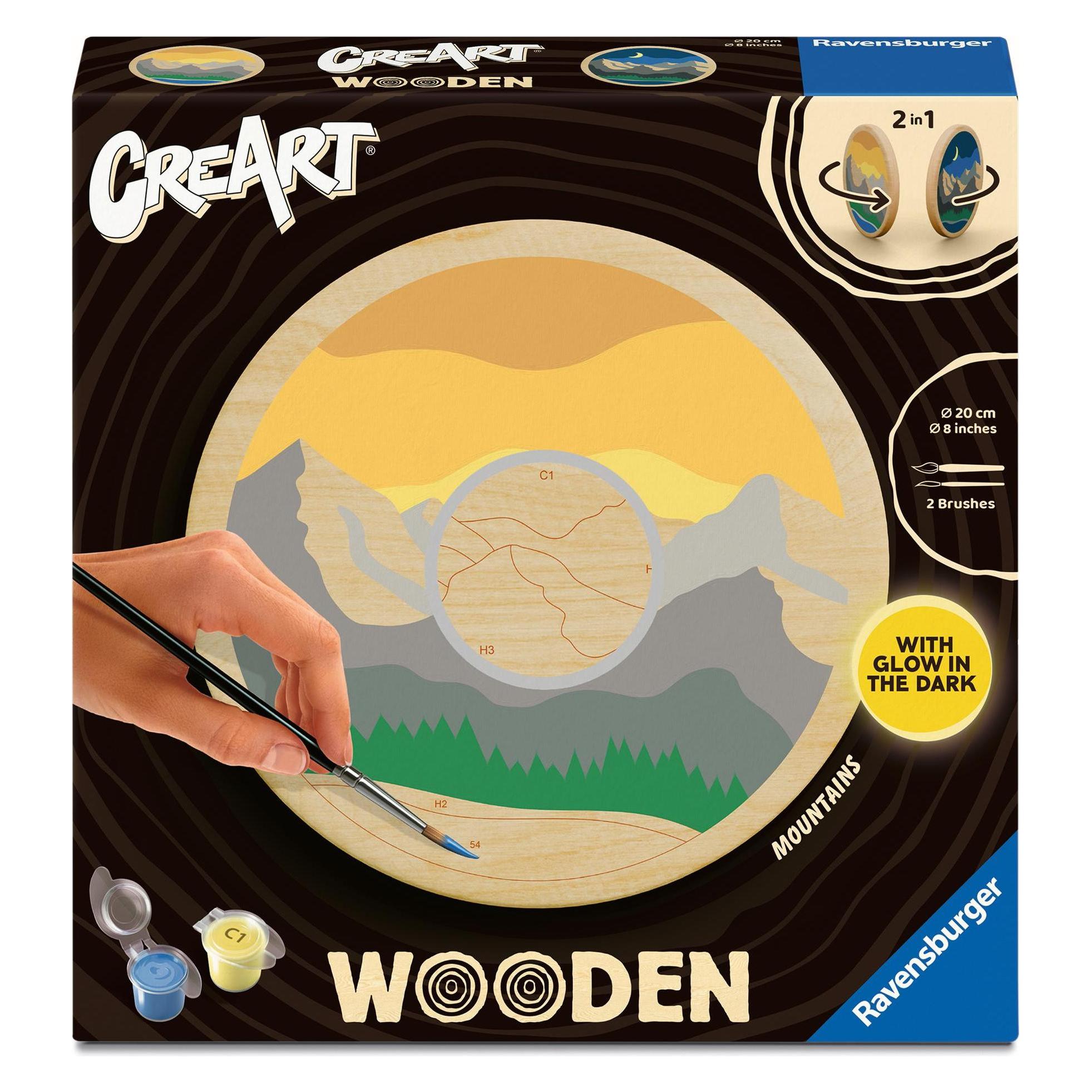 Ravensburger CreArt Wooden - Berge (25923)