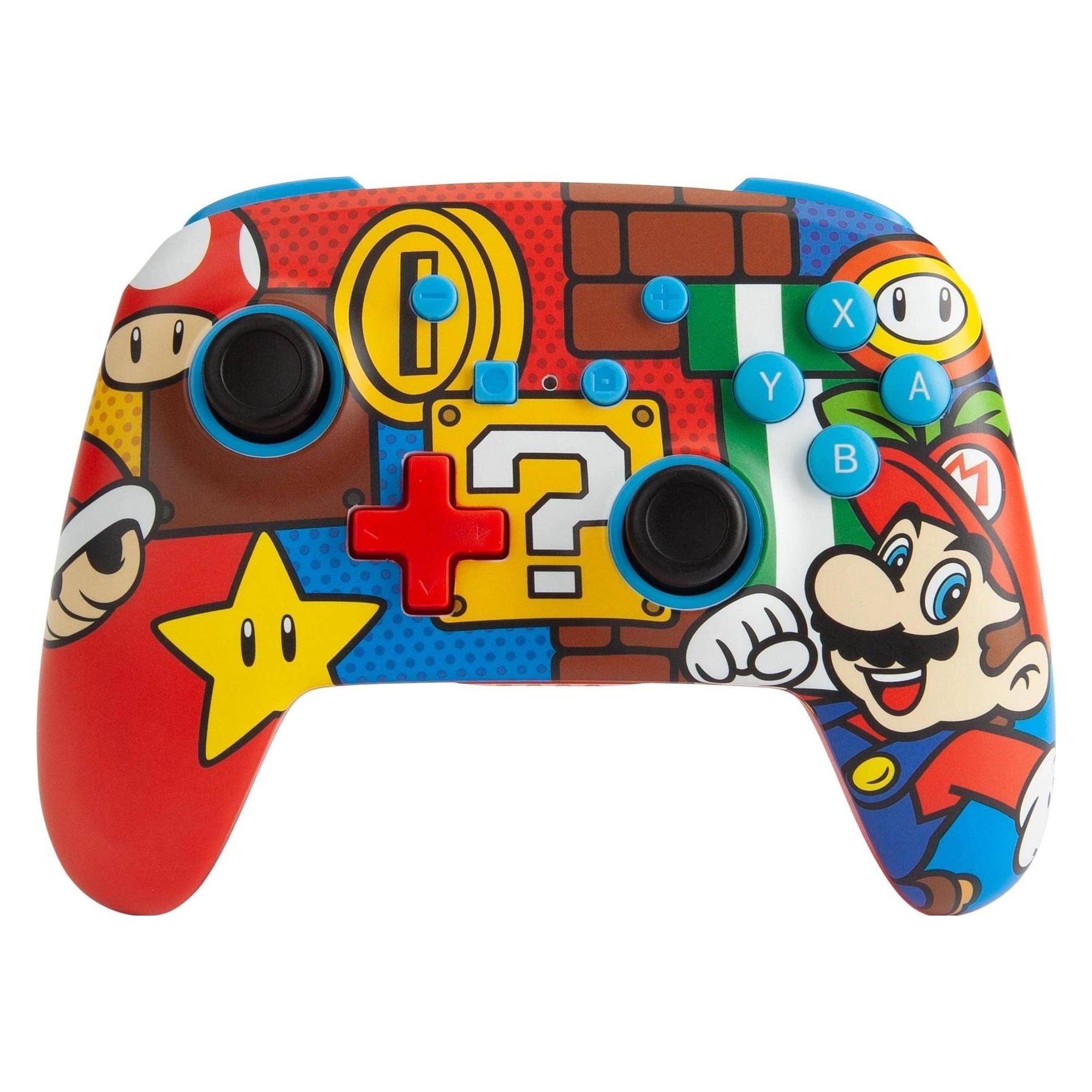 PowerA Enhanced trdls controller til Nintendo Switch - Mario Pop (Switch, Switch 2, Switch Lite, Switch OLED) (1519764-02)