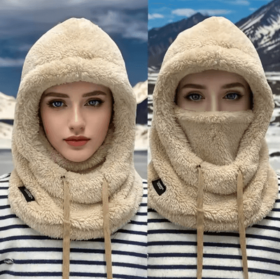 Inspire Picks Winter Thermal Balaclava Windproof Full Face Mask For Skiing Cycling Motorcycle Riding khaki
