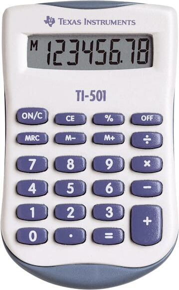 Texas TI-501 calculator blisterpacked