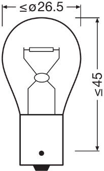 Osram Glühlampe, Brems-/schlusslicht Original P21w 12v Doppelblister 7506-2bl
