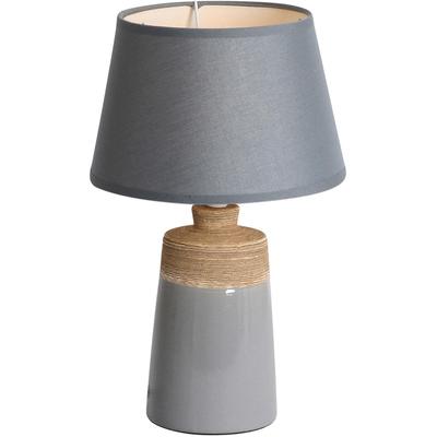 NÄVE Tischleuchte "TALIA", grau (grau, beige), 1, Ø 20cm H: 31cm, Leuchten, Tischleuchte
