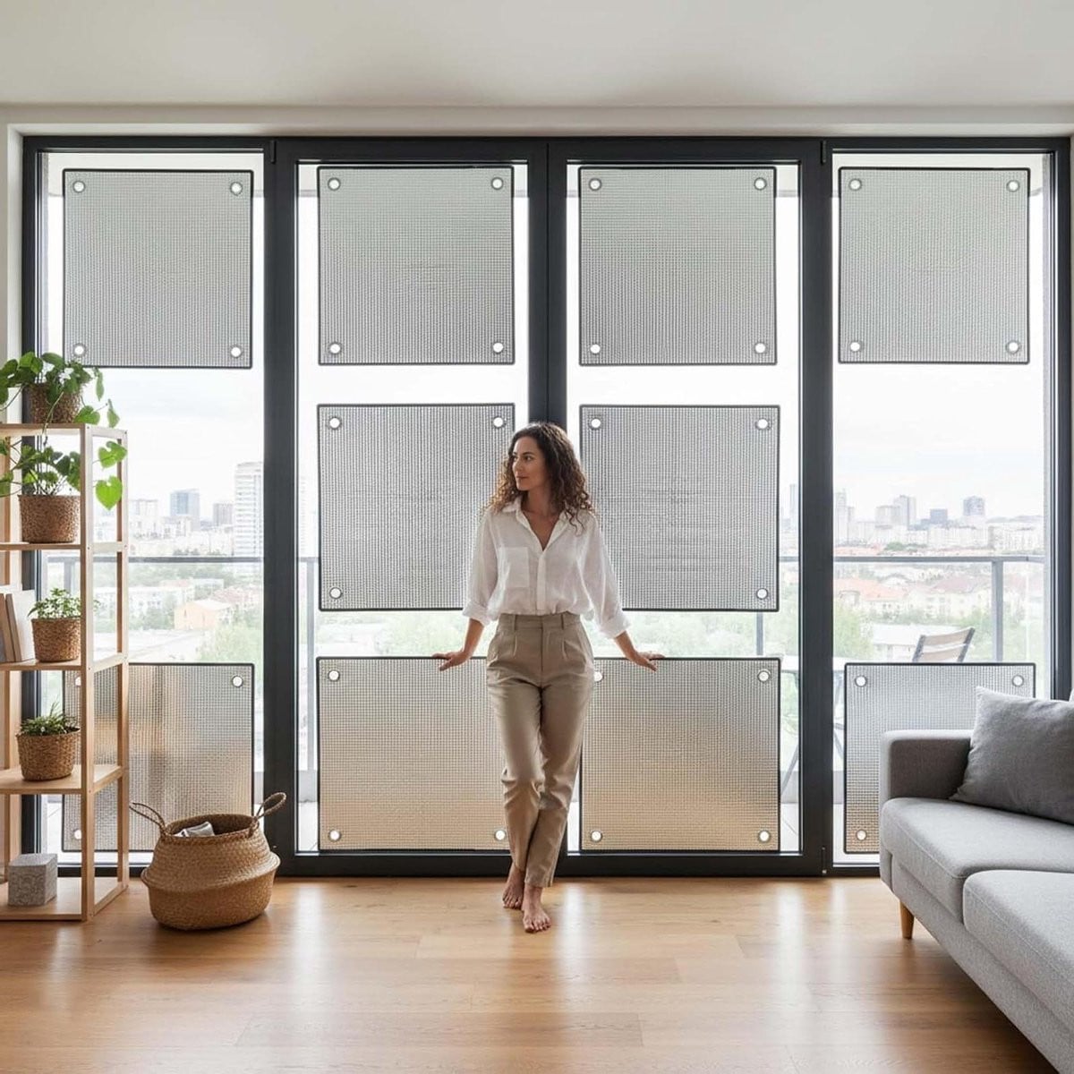 Zilverkleurige raamisolatiefolie met reflecterende aluminiumlaag voor warmtewerende energiebesparing