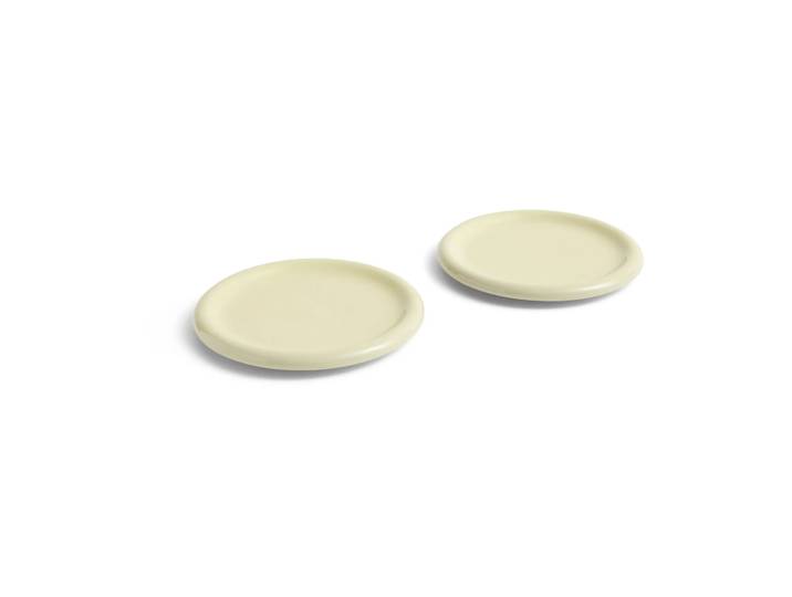 HAY Barro bord Pistachio, Ø24 cm 2-pack