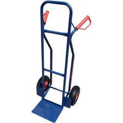 Transportwagen, Stahlrohrkarre 200kg 300x300mm, Luft (200 kg)