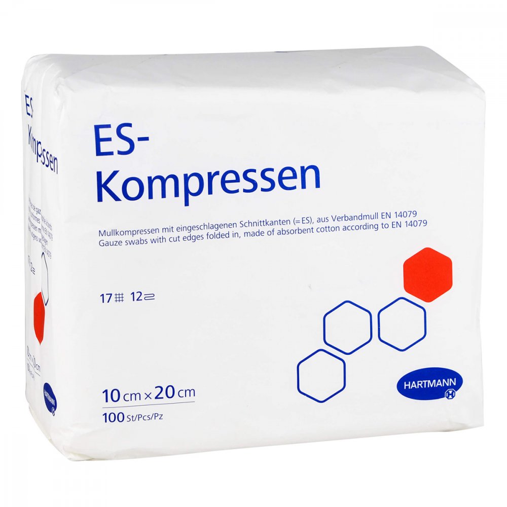 ToRa Pharma GmbH Es-kompressen unsteril 10x20 cm 12fach 15782238