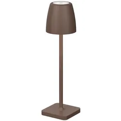 Nova Luce Colt 9223412 Tischleuchte IP54 Rost Braun