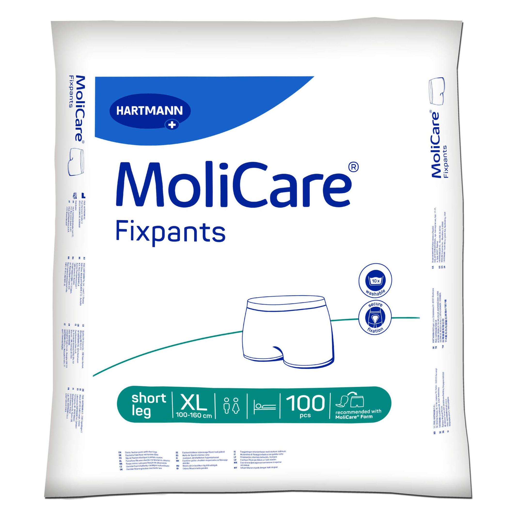 Hartmann Molicare Fixpants Gr. XL, 100 Stück Fixierhosen PZN 12543846 zur Fixierung aller Inkontinenzeinlage (100x) (12543846)