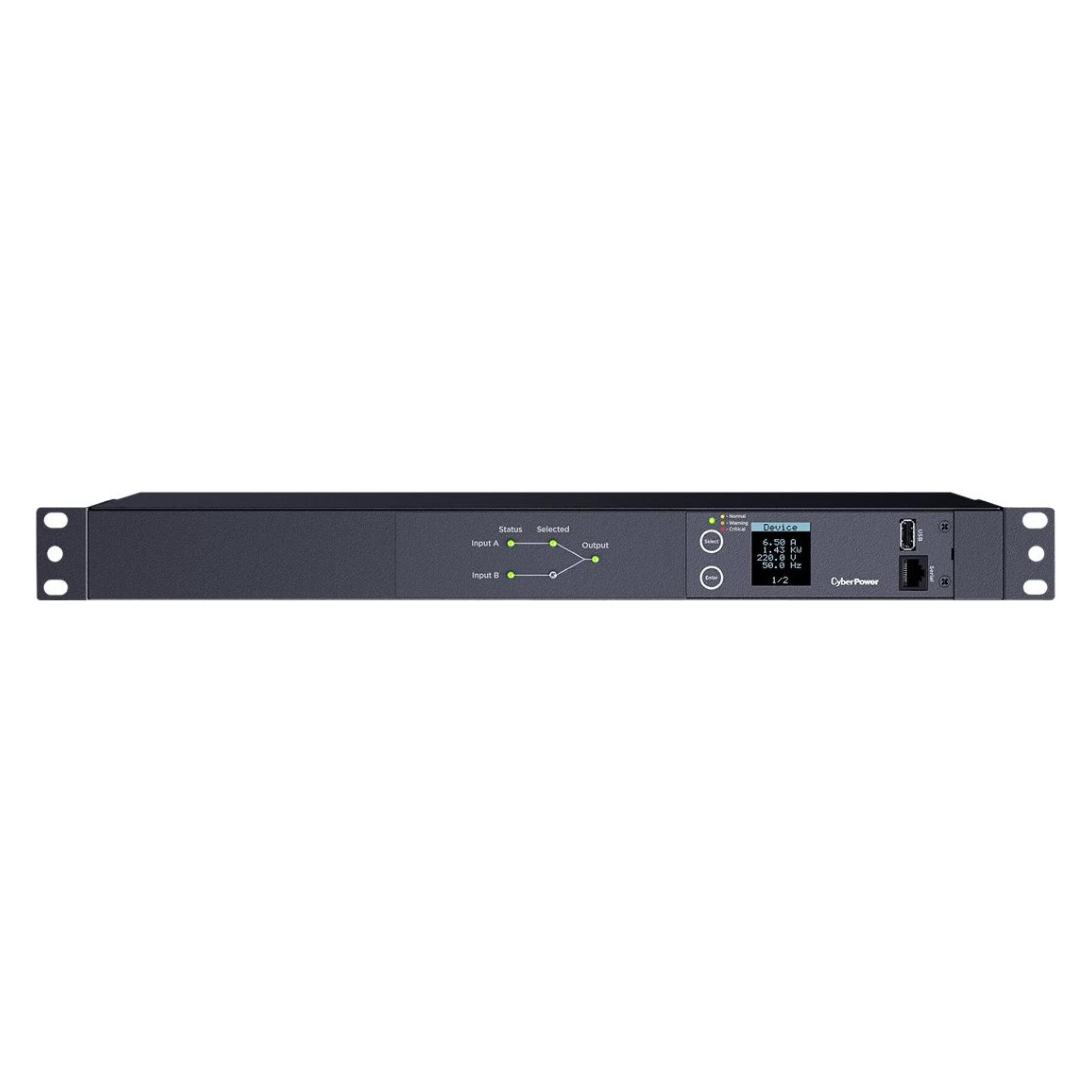 Cyberpower PDU ATS Switch 2xIEC-C19 8xIEC-C13 (PDU24005)