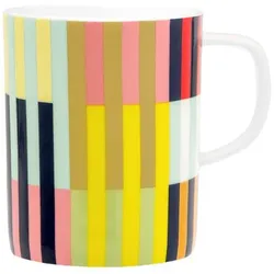 2er-Set Remember Kaffeebecher Havanna 350 ml Porzellan Bunt