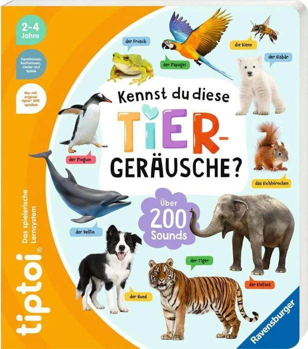 Ravensburger tiptoi Kennst du diese Tiergeräusche?