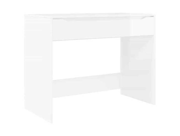 EASYLIFE Bureau Blanc Brillant 100x50x78 cm Bois d'ingénierie VIDAXL Cadre stable LL20343