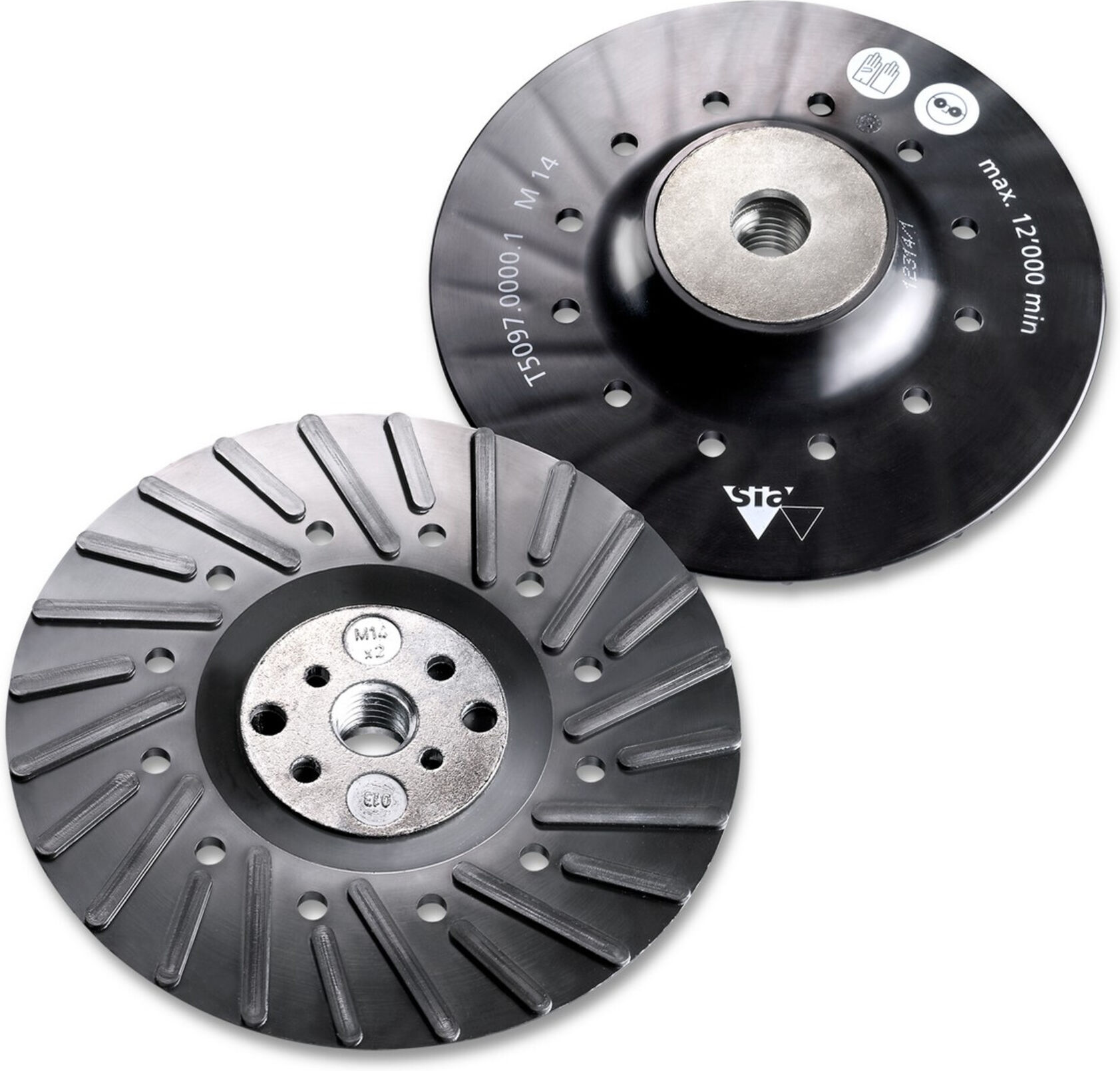 Sia Stützteller, 0 x 0 x 125, Sternloch M14 ; sia ABRASIVES (F03E003DH2)