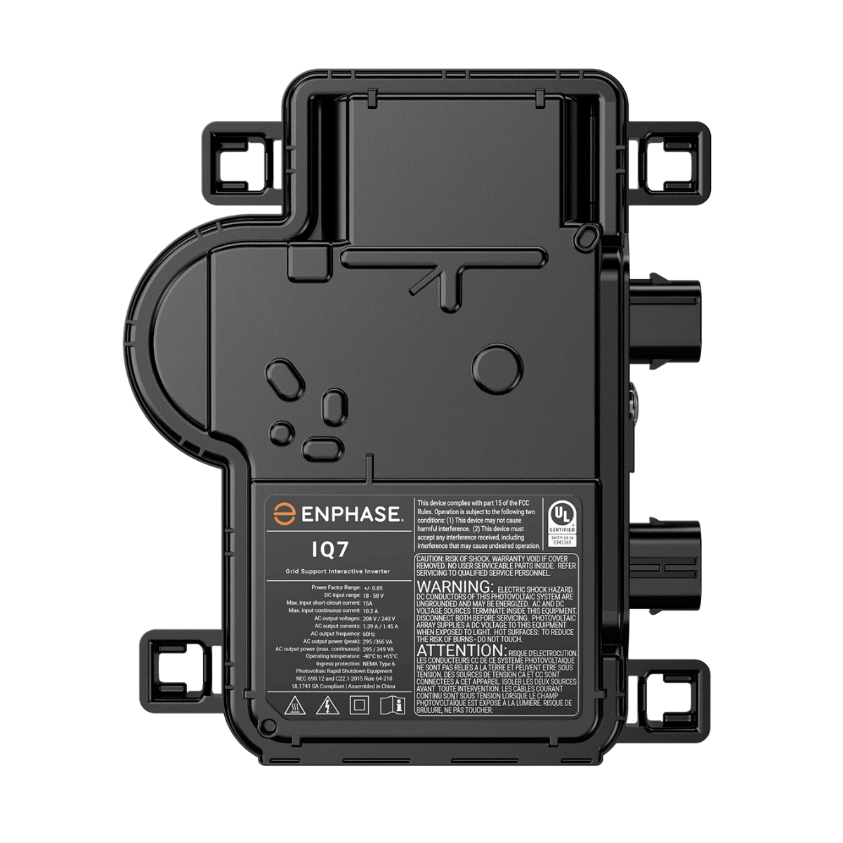 Enphase IQ7PLUS-M Micro Wechselrichter Optimiert für hochleistungsfähige Module