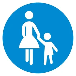 Moravia, Sicherheitskennzeichnung, PROline-thermo Bodenmarkierung Symbol "Fussgänger"