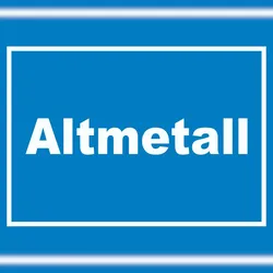 HB-Druck Altmetall Mülltrennung Schild mit Text waagerecht A5 (148x210mm)