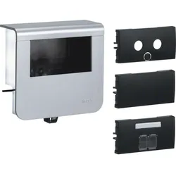 Hager SL20055915D1 Geräteträger leer für Tragsteggeräte zu SL 20x55mm Dekor Aluminium