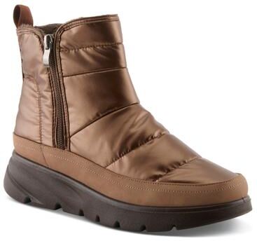 Women's Salaska Booties by Flexus by Spring Step in Bronze (Size 5 1/2 M)