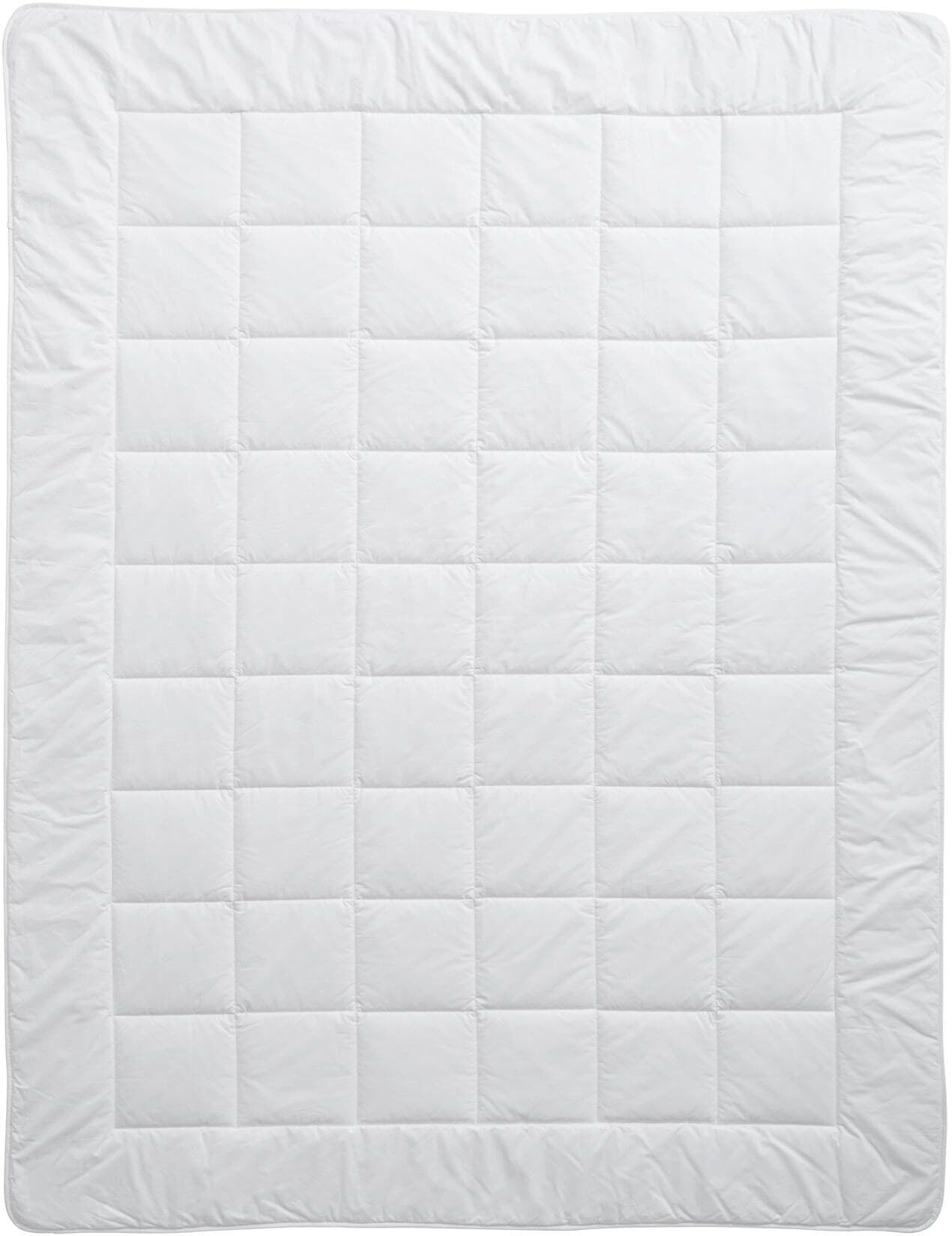 Naturfaserbettdecke BILLERBECK "Bamboo Uno", weiß, B:200cm L:210cm, Bezug: 100% Baumwolle. Füllung: 100% Viskose, Bettdecken, Naturfaserbettdecke, Bambusfaser-Duvet weiß B/L: 200cm x 210cm, Baumwoll Bezug