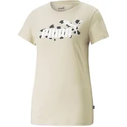 Puma, Damen, Sportshirt, ESS+ ANIMAL Tee (L), Beige
