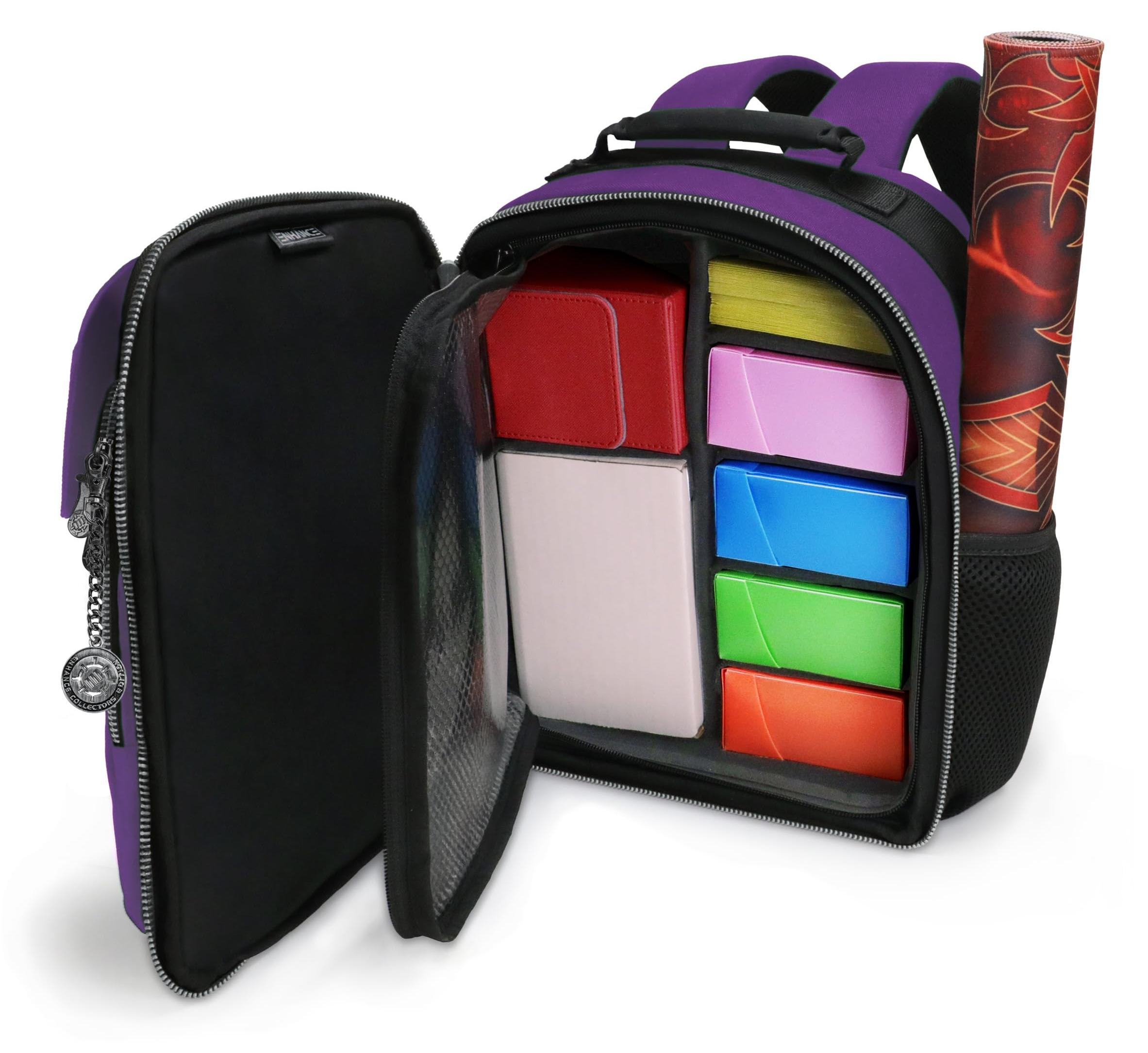 TCG-Rucksack mit Kartenschutz, anpassbar, für Decks & Zubehör