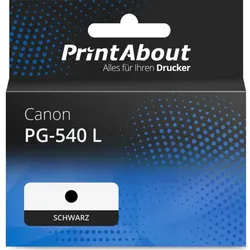 Druckerpatrone kompatibel mit Canon PG-540 L - Schwarz - Hohe Kapazität