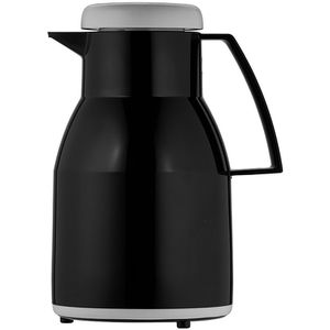 Helios Thermoskanne Wash 2744-002 Kunststoff, mit Drehverschluss, auslaufsicher, schwarz 1 Liter