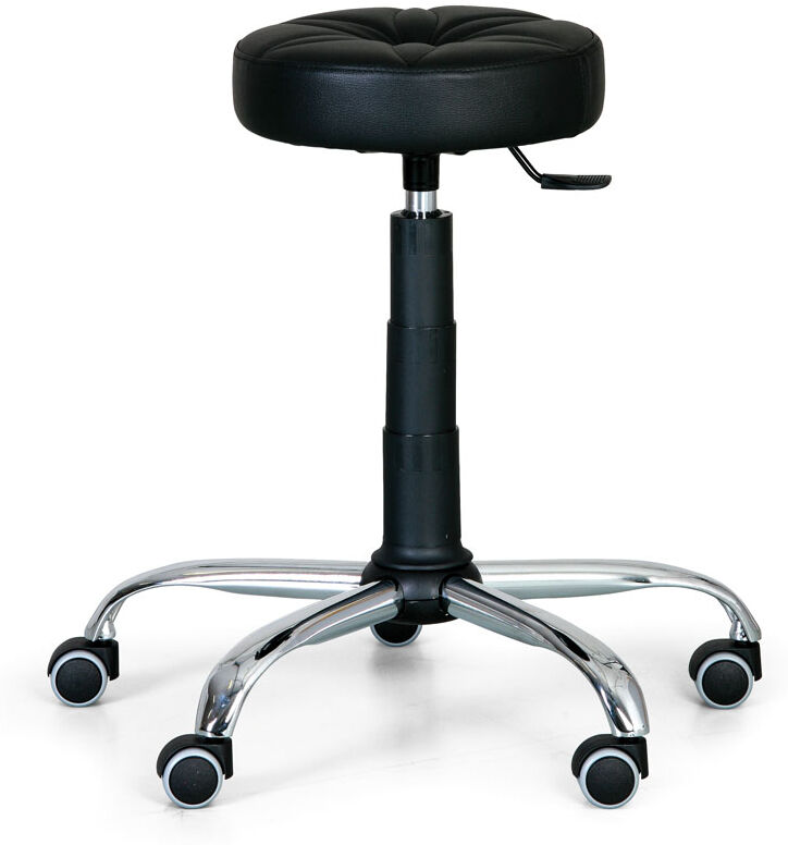 Antares Gepolsterter Arbeitshocker, schwarz