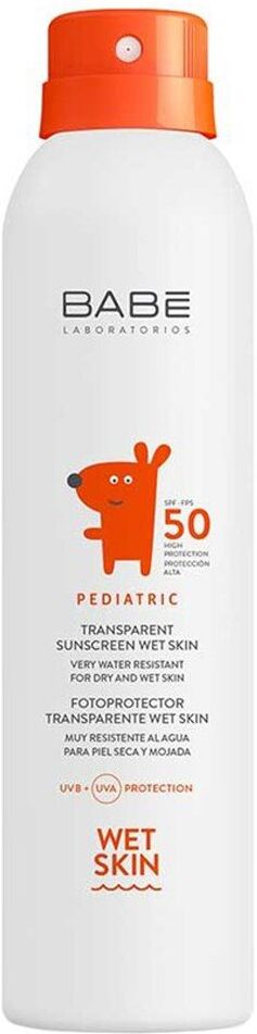 BABE Pediatric Fotoprotector Transparent Sunscreen Wet Skin SPF50 200ml