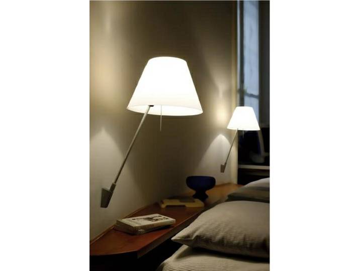 Costanzina Wandleuchte Alo/Shaded Stone - Luceplan - Wohnzimmer - Aluminium