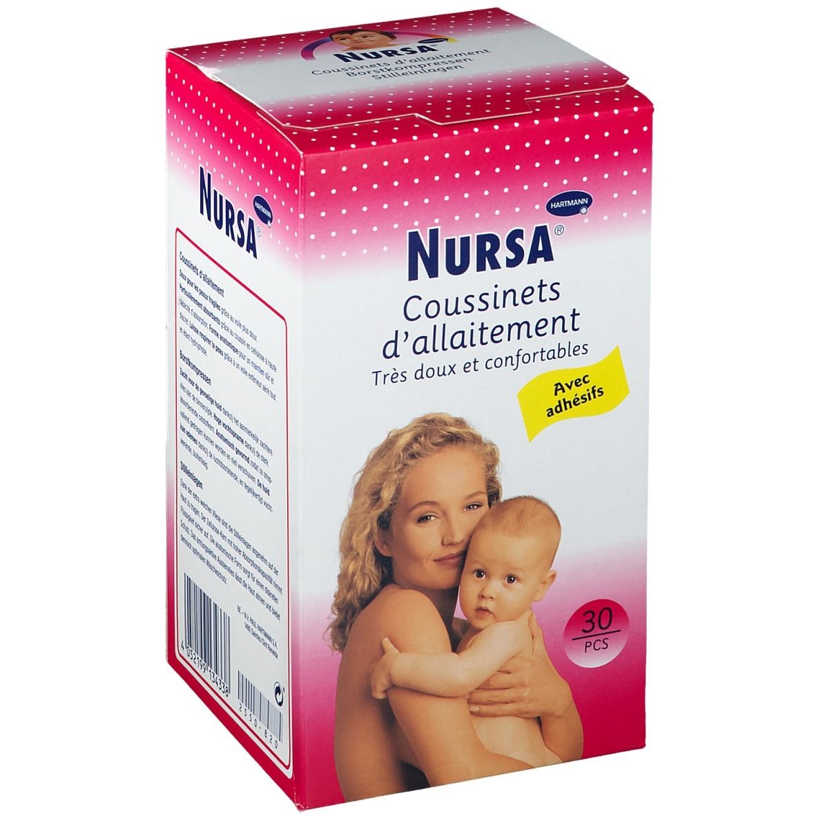 Hartmann Nursa Borstkompres ok Nlfr 30 St Kompressen