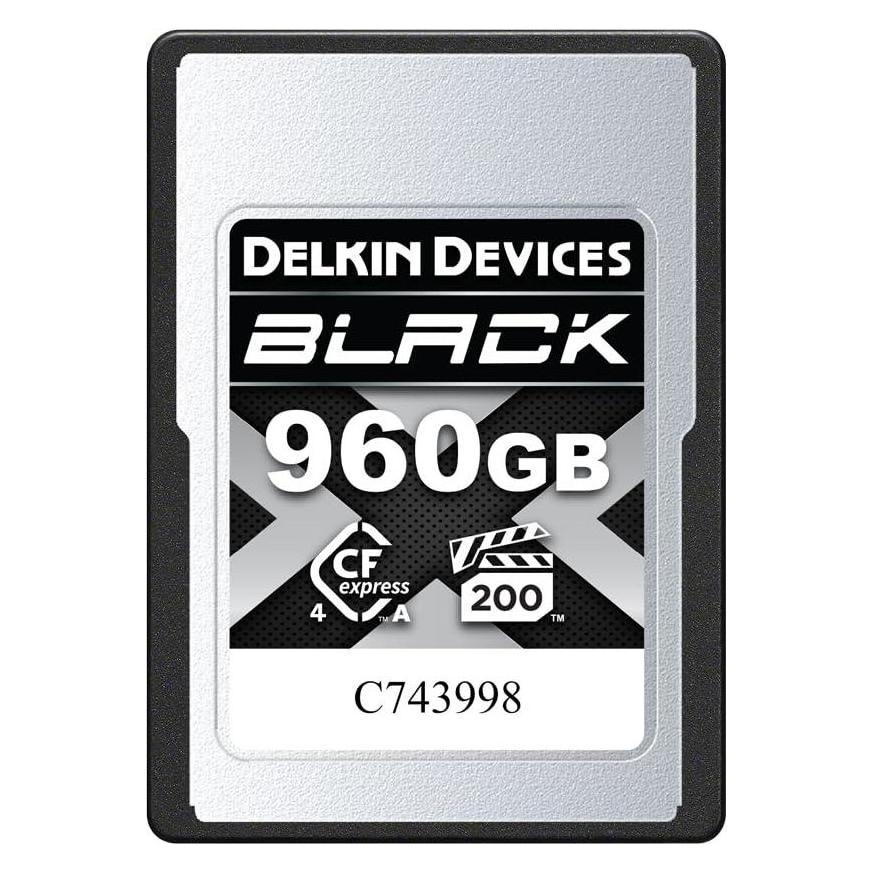 Delkin CFexpress 4.0 BLACK, VGP200, R1830/W1740 (Type A | 4.0) 960GB (960 GB, CFexpress, CFexpress Typ A) (4110100673)