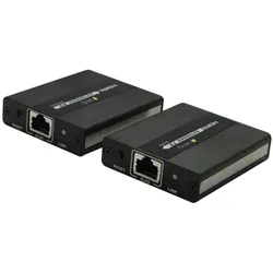 Techly Hersteller: Real Time HDMI Extender on Cat.5e/6 cable up to 120 meters, Audio Adapter, Schwarz