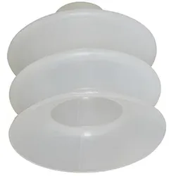 Balgsauger, rund 2,5 Falten, Material Silikon, »FG«, Ø 12 mm (FG 2512-2)